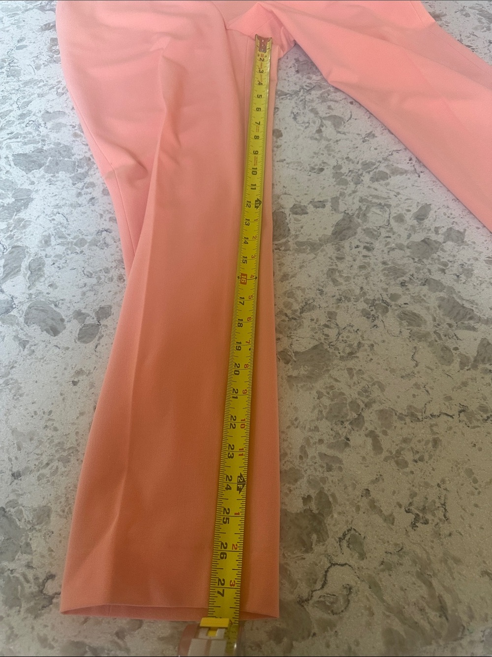Tahari Peach Straight-Leg Dress Pants Trousers Size 10 - Picture 5 of 11